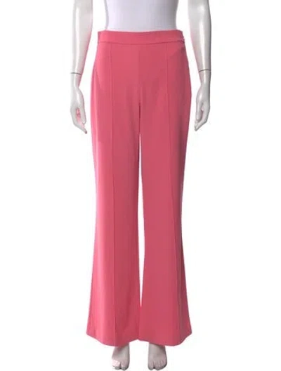 Pre-owned Alice And Olivia Flared Pants In Pink