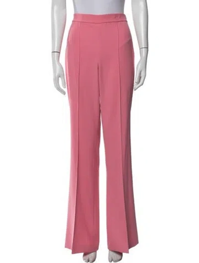 Pre-owned Alice And Olivia Flared Pants In Pink