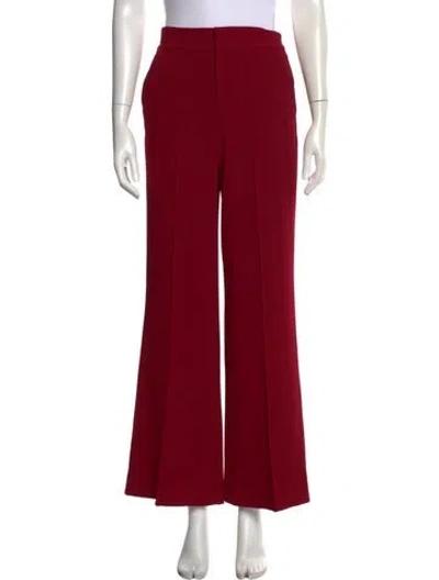 Pre-owned Alice And Olivia Flared Pants W/ Tags In Red