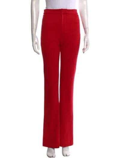 Pre-owned Alice And Olivia Flared Pants W/ Tags In Red
