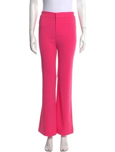 Pre-owned Alice And Olivia Flared Pants W/ Tags In Pink