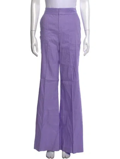 Pre-owned Alice And Olivia Flared Pants W/ Tags In Purple