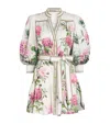Alice And Olivia Alice + Olivia Cora Cotton Mini Dress In White