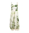 Alice And Olivia Floral-print Tie-shoulder Dress In Multi