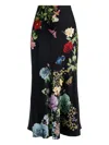 Alice And Olivia Floral-print Midi Skirt