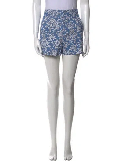 Pre-owned Alice And Olivia Floral Print Mini Shorts W/ Tags In Multi