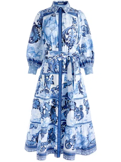 ALICE AND OLIVIA GENEVA MIDI DRESS