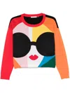 ALICE AND OLIVIA GLEESON STACEFACE SWEATER