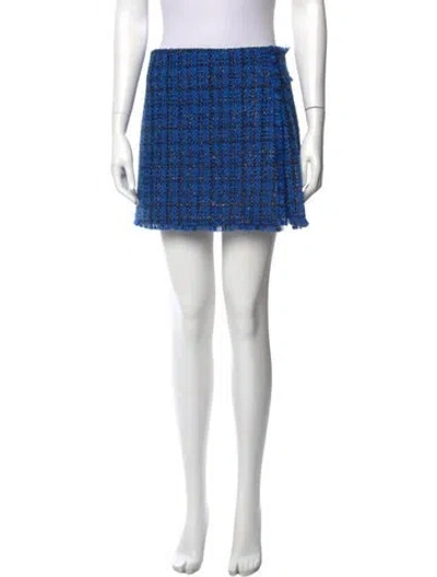 Pre-owned Alice And Olivia Glitter Accents Mini Skirt W/ Tags