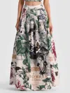 Alice And Olivia Hana Ballgown Skirt In Multi