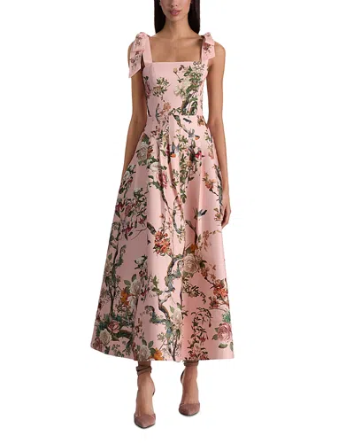 Alice And Olivia Hana Maxi Dress In Multi