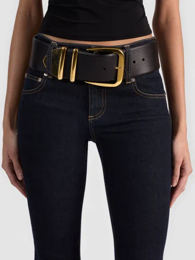 Alice And Olivia Harley Wide Belt In Pattern
