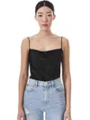 Alice And Olivia Harmon Slip Tank In Black