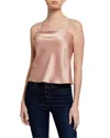 Alice And Olivia Harmon Drapey Slip Tank