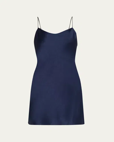 Alice And Olivia Alice + Olivia Fifi Mini Cami Dress In Navy