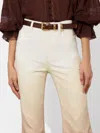 Alice And Olivia Hayden Buckle Belt In Brown