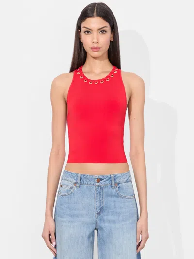 Alice And Olivia Heidi Grommet Tank
