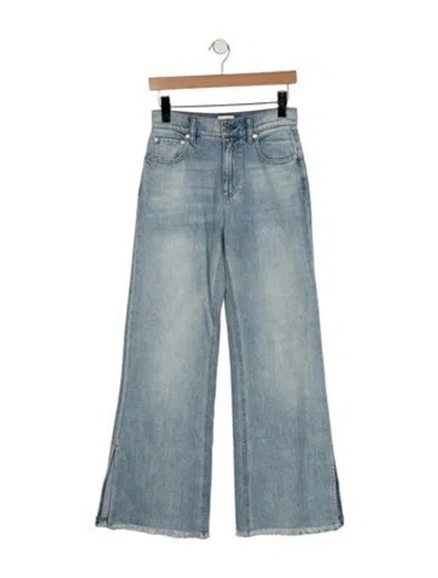 Pre-owned Alice And Olivia High-rise Flared Jeans In Multi