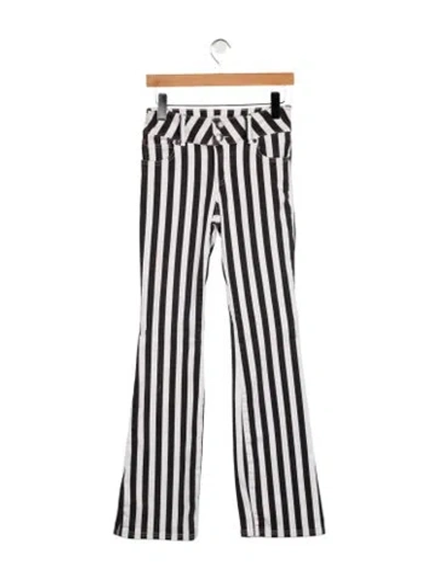 Pre-owned Alice And Olivia High-rise Flared Jeans In Multicolor
