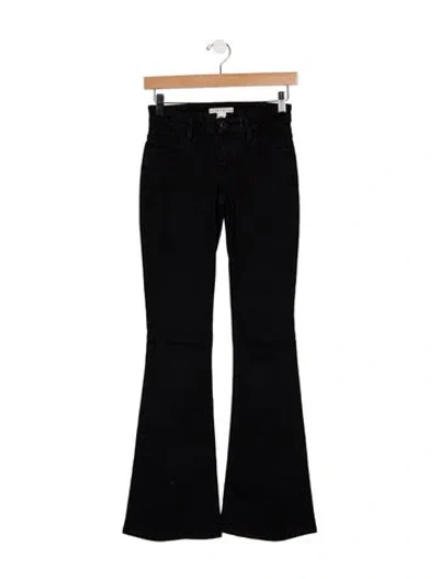 Pre-owned Alice And Olivia High-rise Flared Jeans W/ Tags In Black