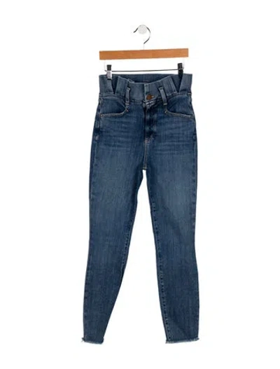 Pre-owned Alice And Olivia High-rise Skinny Leg Jeans In Blue