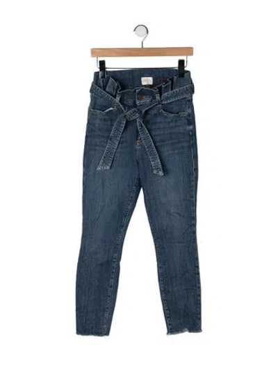 Pre-owned Alice And Olivia High-rise Skinny Leg Jeans In Blue