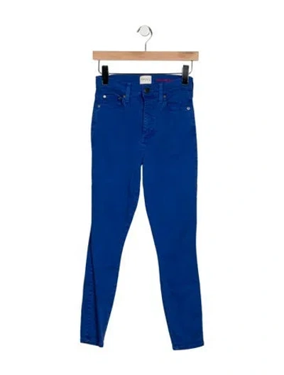Pre-owned Alice And Olivia High-rise Skinny Leg Jeans In Blue