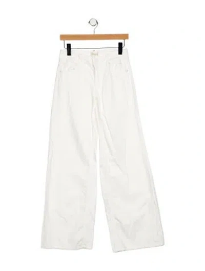 Pre-owned Alice And Olivia High-rise Wide Leg Jeans In Blue
