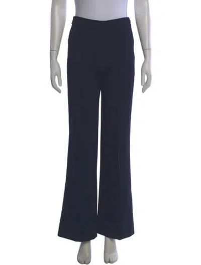 Pre-owned Alice And Olivia High-rise Wide Leg Jeans In Gray