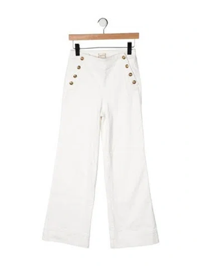 Pre-owned Alice And Olivia High-rise Wide Leg Jeans In Multi