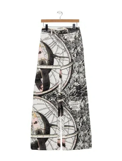 Pre-owned Alice And Olivia High-rise Wide Leg Jeans In Multicolor