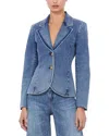 Alice And Olivia Iana Blazer In Blue
