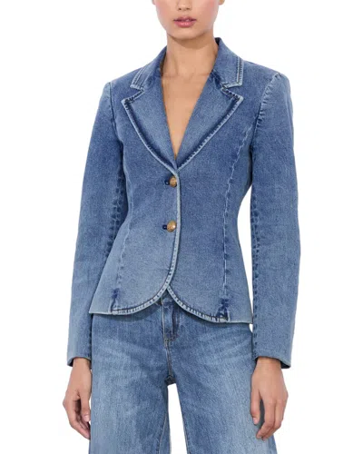 Alice And Olivia Iana Blazer In Blue