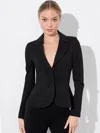 Alice And Olivia Iana Sculpted Blazer In Black