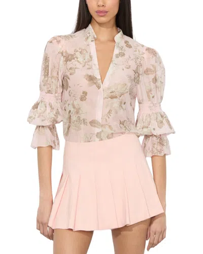 ALICE AND OLIVIA ILAN BLOUSE