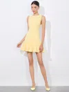 Alice And Olivia Isa Mini Dress In Butter