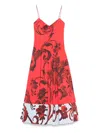 Alice And Olivia Isabelle Midi Dress