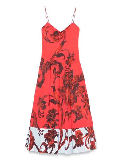 Alice And Olivia Isabelle Midi Dress