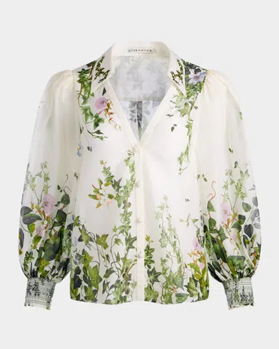 Alice And Olivia Ivy Romance Charis Blouse