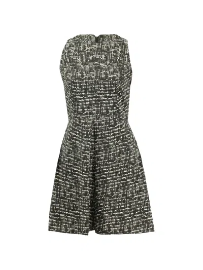 Pre-owned Alice And Olivia Janette Midi Dress In Black