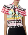 Alice And Olivia Jeannie Button Down