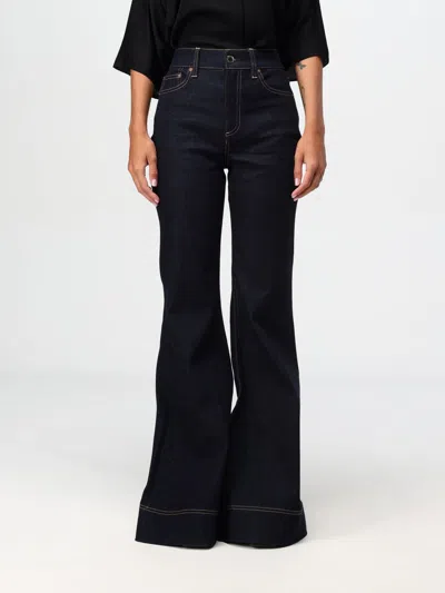 Alice And Olivia Jeans Alice+olivia Woman Color Blue In Blau
