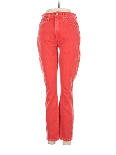 Pre-owned Alice And Olivia Jeans In Red