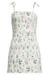 Alice And Olivia Alice + Olivia Jensen Tie Strap Sundress In Georgia Floral