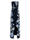 Alice And Olivia Jeri Embellished Romper With Overskirt In Black