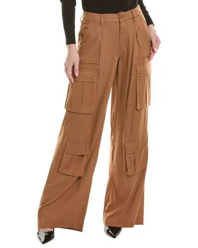 Alice And Olivia Joette Cargo Pant In Brown