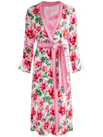 Alice And Olivia Joon Reversable Robe In Multicolor