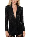 Alice And Olivia Judith Blazer In Black