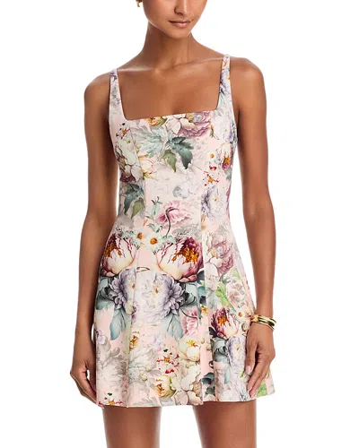 Alice And Olivia Julia Mini Dress In Pink