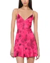 Alice And Olivia Alice + Olivia Julietta Slip Mini Dress In Pink